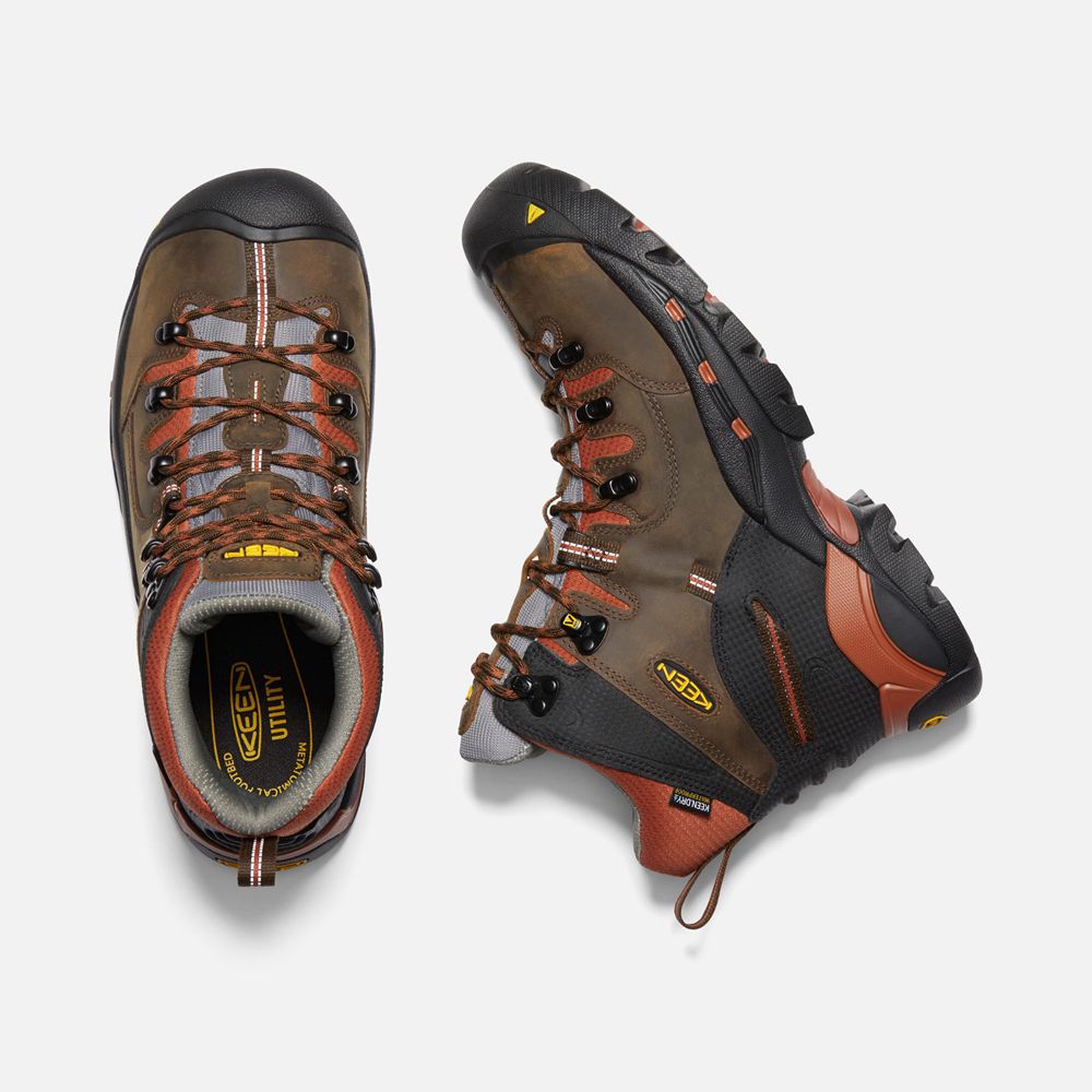 Keen Trekking Bot Erkek Kahverengi - Pittsburgh 6\" (Soft Toe) - Türkiye INMW72680